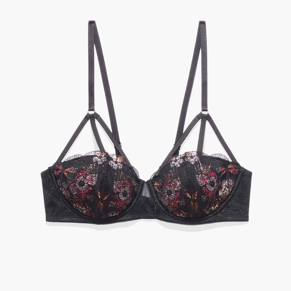 NWT Savage X Fenti Nymph Nouveau Lace Balconnete Bra Size 40D